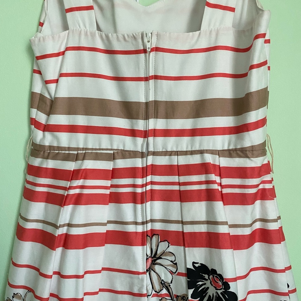 BCX Striped Floral Dress Size 1 Juniors - Picture 7 of 10